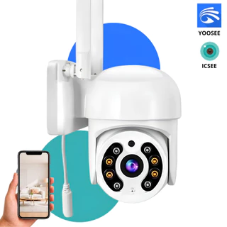 Câmera IP PTZ Externa Wi-Fi Aitek 3.6mm Visão Noturna Colorida ANATEL App iCSee/Yoosee para Casa e Comércio
