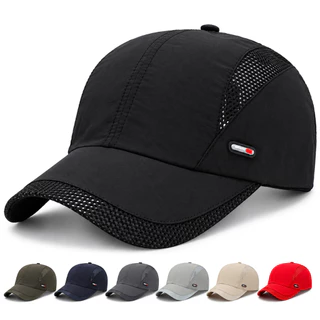 Boné Tactel Casual Respirável Baseball Secagem Rapido Spring unissex Outdoor