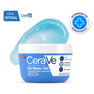 CeraVe Hidratante Facial CeraVe HA Water Gel Toque Seco com Ácido Hialurônico 85g
