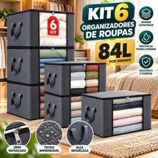 Caixa Organizador Multiuso Ecológico para Roupas e Cobertor,Anti-poeira, anti-umidade e proteção contra insetos.