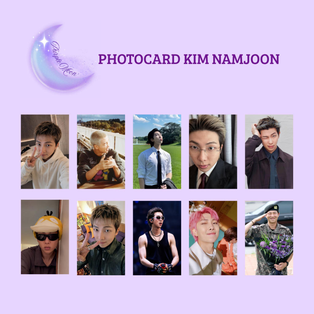 Photocard RM (feito por fã)