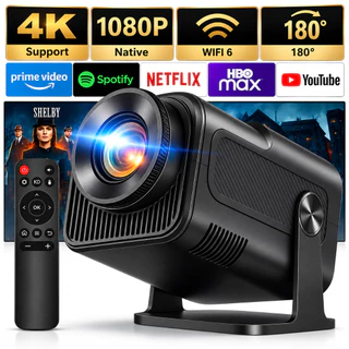 Projetor Portátil 4K HY-103 Smart Android WI-FI Hd 1080p Espelhamento Celular