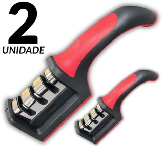 Amolador Afiador Profissional 3 em 1 Diamante e Cerâmica Afiador de Facas Ultra Forte em Oferta na Shopee