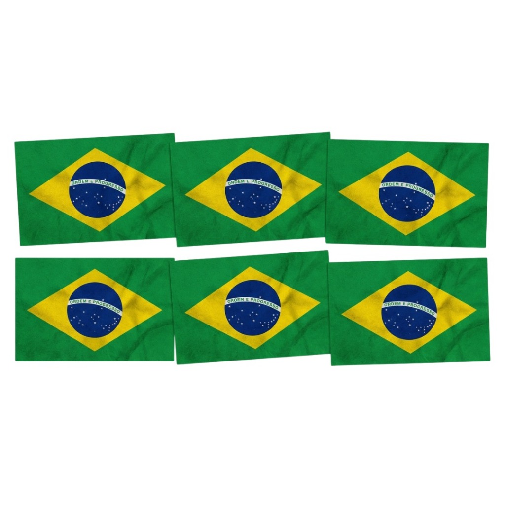 KIT TNT Estampado Bandeira do BRASIL Copa do Mundo Verde Amarelo Painel Larg: 1,40 em Oferta na Shopee