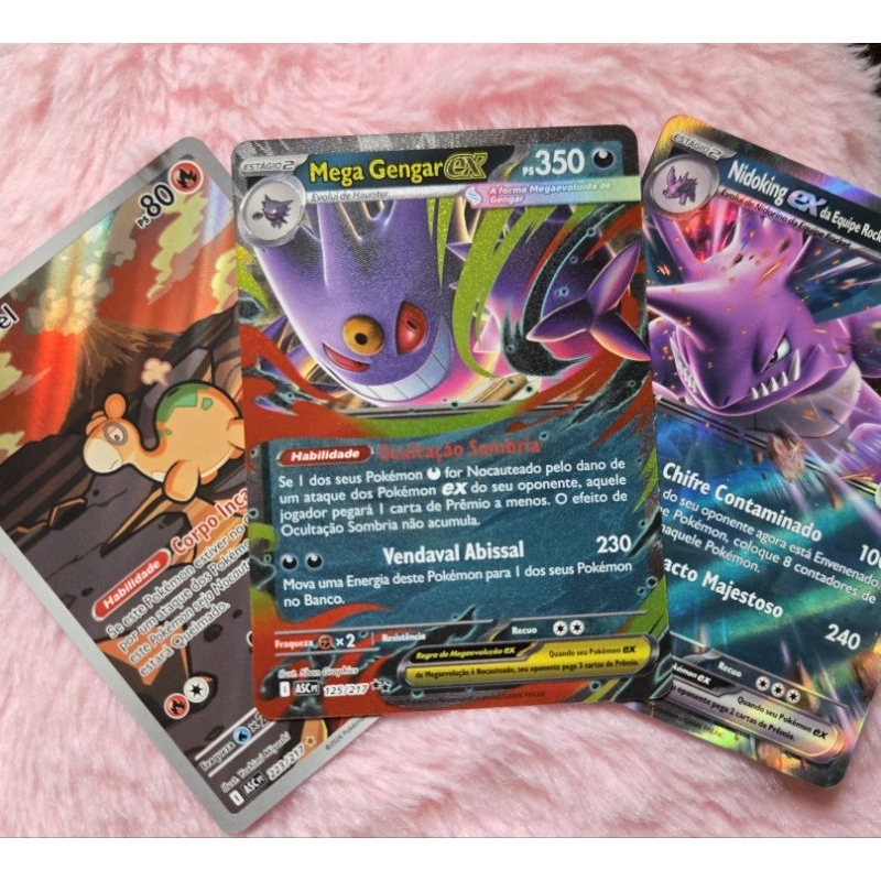 Cartas Pokémon Ultra Raras Full Art | EX | | Shopee Brasil