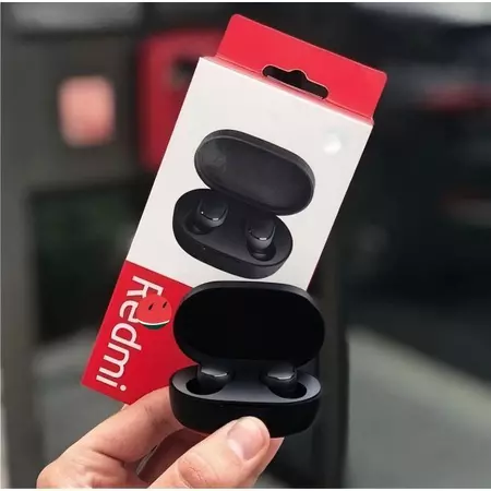 Fones de ouvido sem fio Bluetooth compactos Xiaomi Redmi Airdots com Estojo Recarregável