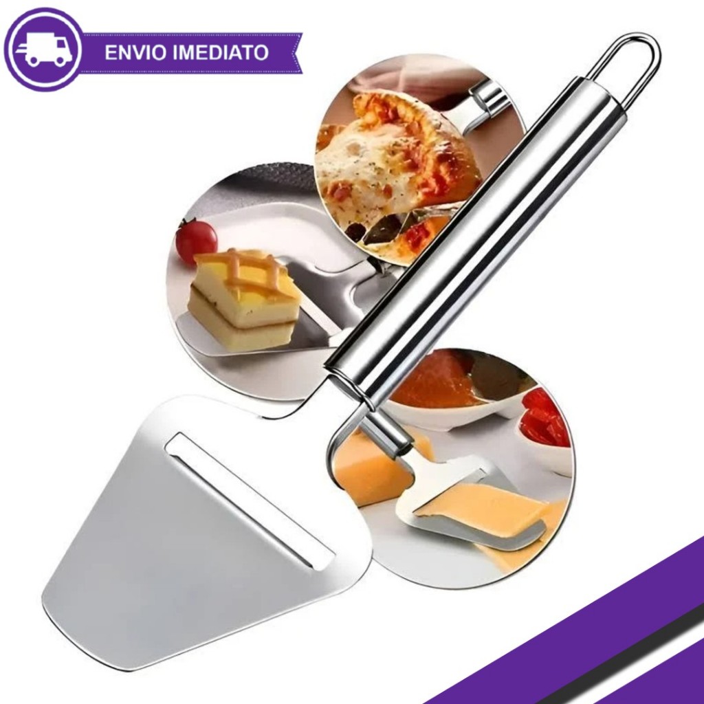 Cortador de Queijo em Aço Inox Fatiador de Queijo Tipo Plain