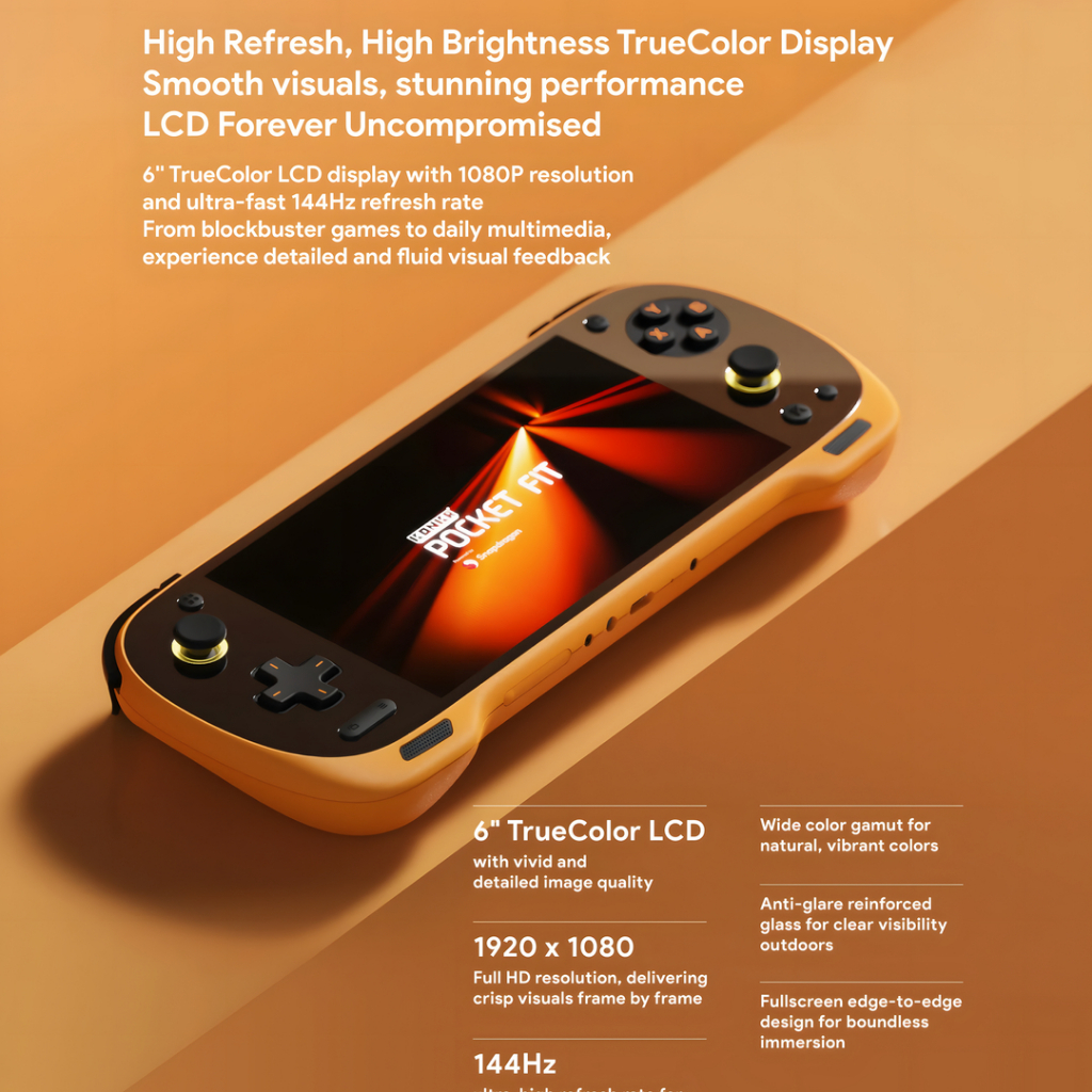 Console Ayaneo Konkr Pocket Fit G3 Gen3 8gb + 128gb De