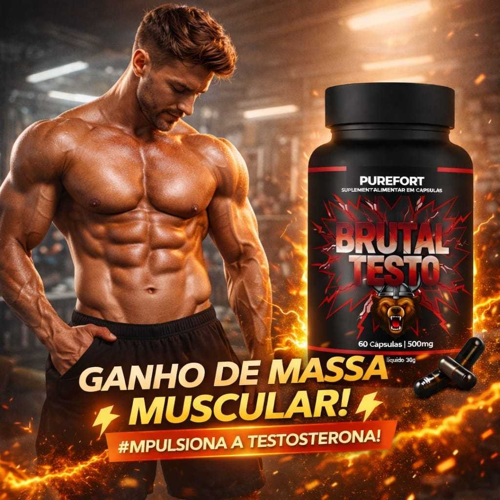 Brutal Testo L Pré Treino Masculino I PureFort