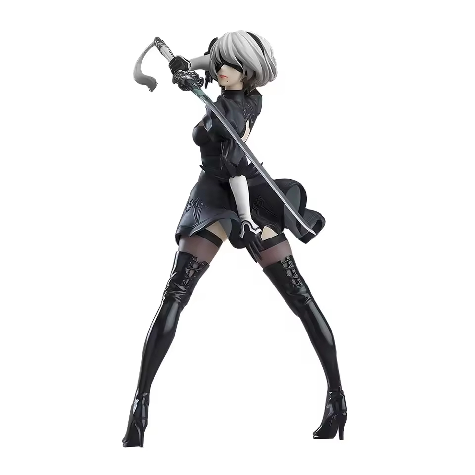 2B A2 e 9S Nier:Automata 15 cm Action Figure Setup Gamer SEM caixa