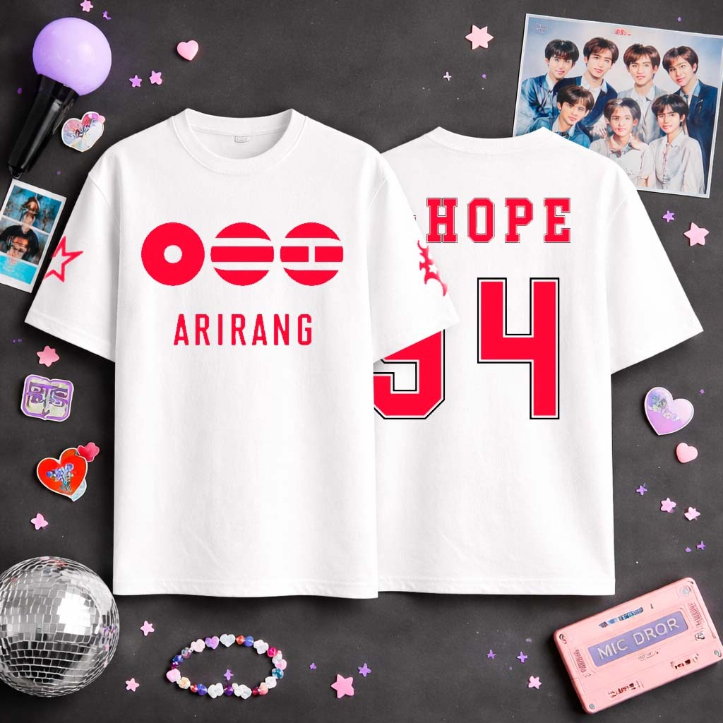 Camiseta Arirang Tour 2026 K-pop BTS Camisa Unissex J-hope