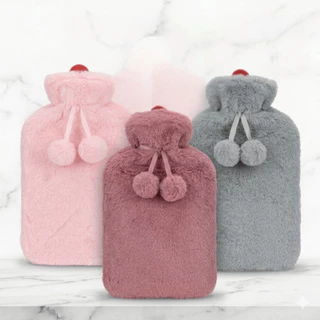 Bolsa Térmica Água Quente e Fria 1,800L com Capa Soft Alívio de Dores Musculares e Cólicas Sortidas