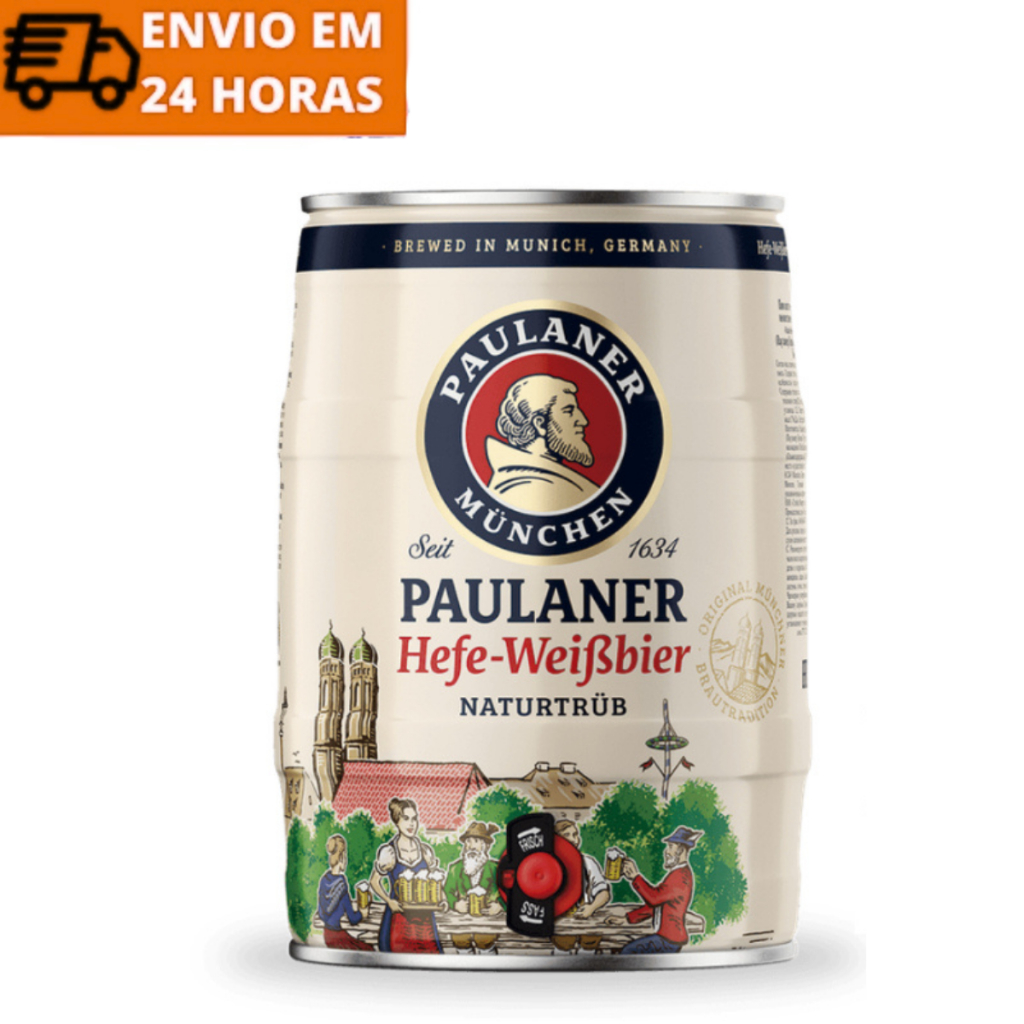 Cerveja Alemã Paulaner Weissbier Barril 5L