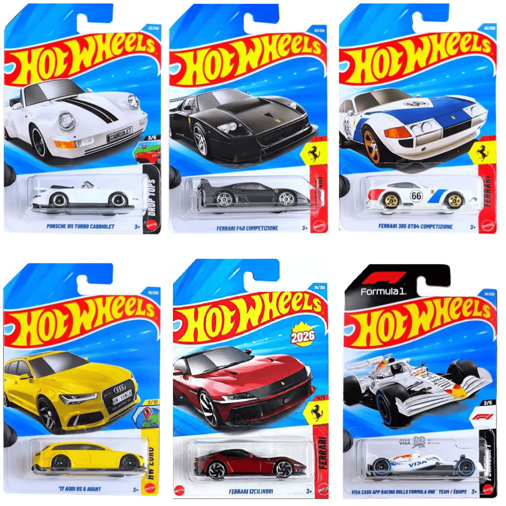 Hot Wheels Linha Básica | Originais Mattel | Miniaturas 1:64