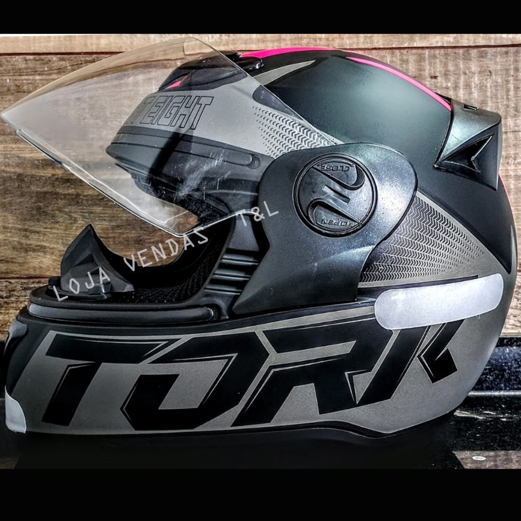 Capacete Feminino Rosa Fechado para Mulher Pro Tork Evolution 788
