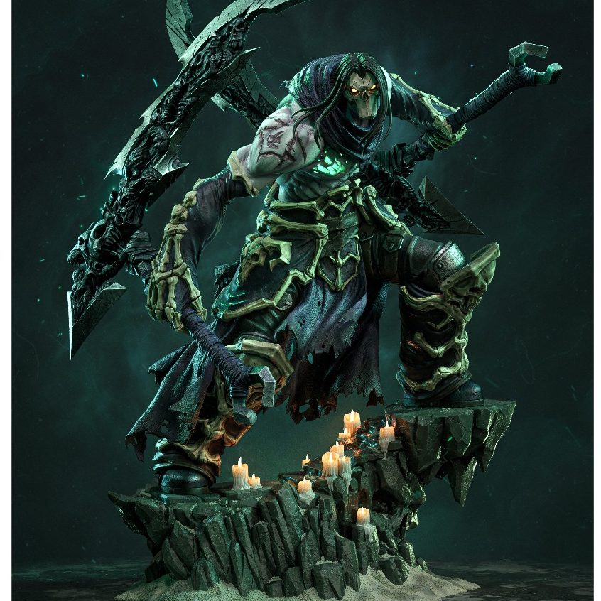 Action figure Morte diorama Death Darksiders II - Figura