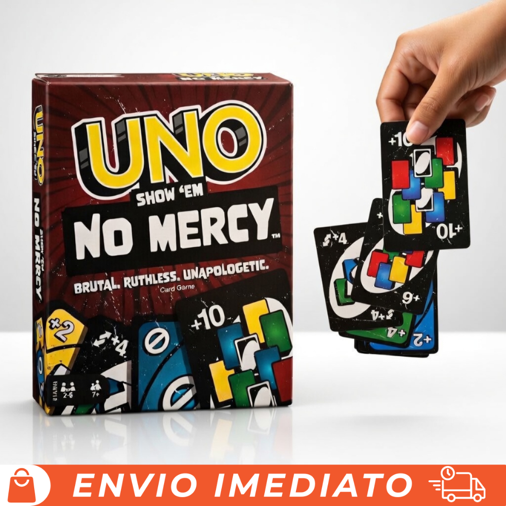 Baralho Uno no Mercy 168 Cartas Exclusivas