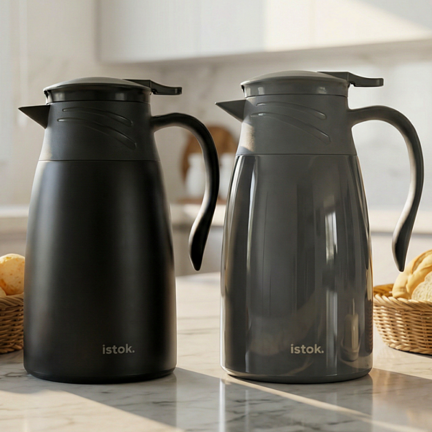 Garrafa Térmica 1L Café ISTOCK Roma Mantém Quente Frio Antiv
