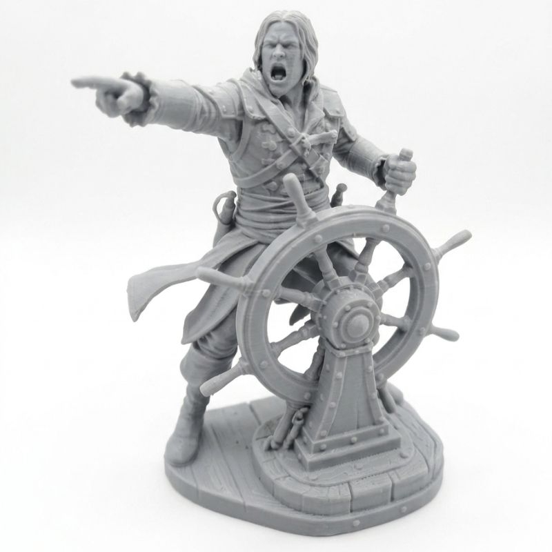 Action Figure Edward Kenway Assassins Creed IV Black Flag - Timão Navio Miniatura Colecionador