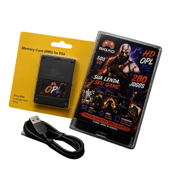 HDD2個セット HD Externo para PS2 + Kit OPL 280 jogos - 500GB | Shopee Brasil
