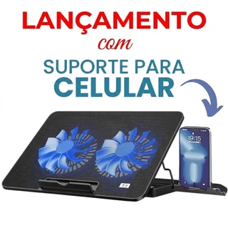 Suporte Notebook Ergonômico com Cooler – Refrigeração 5V 1000RPM (DELTA-B1122M)