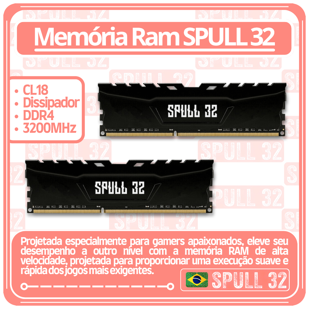 Kit Memória Crucial Ddr4 32gb(2x16gb) 2400mhz 1.2V Notebook em