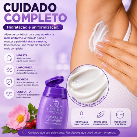 Creme Clareador Melanina PhálleBeauty — detalhe 4