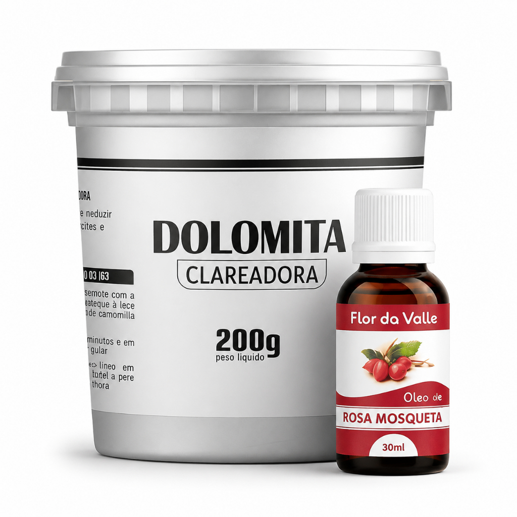 Dolomita clareadora 200 g com óleo de rosa mosqueta — foto 1