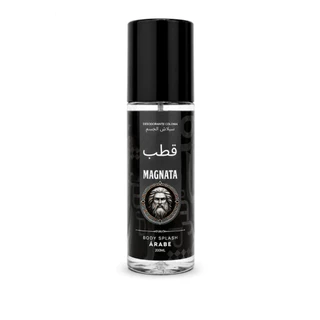 Body Splash Árabe Magnata Masculino 200ml | Perfume Oriental Amadeirado • Fixação Intensa • Fragrância Premium