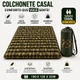 Colchonete Casal Camping Colchao Dobrável Com Sacola Transporte Ecocamping Colchão P Barraca Acampamento Pesca Trilhas