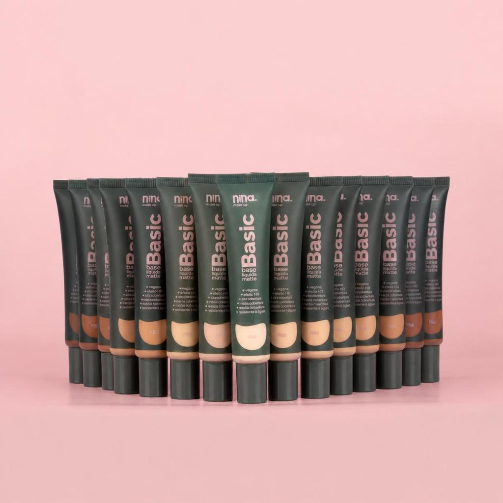 Base Líquida Matte Basic - Nina Makeup | Shopee Brasil