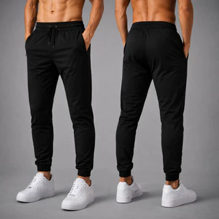 Calça Jogger Masculina Tactel Tectel Slim P/ Academia Corrida Exercícios Dia a Dia Costura 3 Cabos