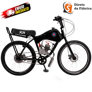 Bicicleta Motorizada 80cc Spitfire Carenada com Banco XR (MONTADA E TESTADA)