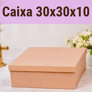 Caixa presente 30x30x10 em MDF Cru serve como Embalagem cx 30x30 Padrinhos Convite Presente,lembrancinhas caixa 30x30