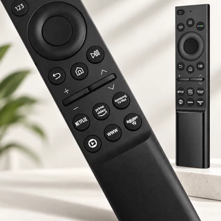 Kit 2 controles remoto smart tv samsung au7700 au8000 4k netflix