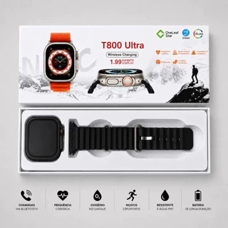 2026 Smartwatch T800 Ultra Série 8 Relógio Inteligente Bluetooth Call Notificações Chamadas Calculadora IP67,IOS e Andro
