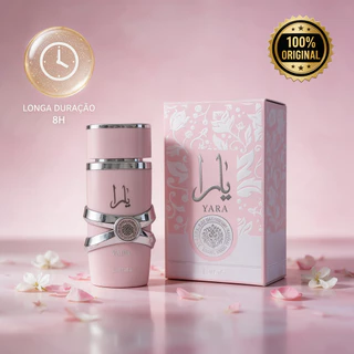 Perfume Árabe Feminino EDP YARA Original Longa Duração Tangerina Manga Baunilha