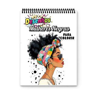 Desenhos de Mulheres Negras para colorir - Adulto Livro/Caderno em Oferta na Shopee