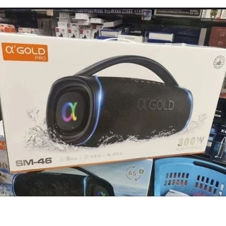 mega Caixa De Som bombox agold 300w rm  Bluetooth pendreve Ipx4 Prova D'agua com alça alta duração de bateria em Oferta na Shopee