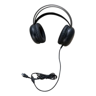 Fone de Ouvido Headset Gamer Pro Rgb Delta F4132 Com Microfone E Led Neon Gaming Over-Ear