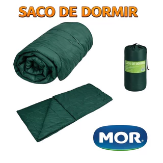 Saco De Dormir Solteiro Camping Proteção Térmica Para Temperaturas De Até 4°c Profissional Com Ziper Mor