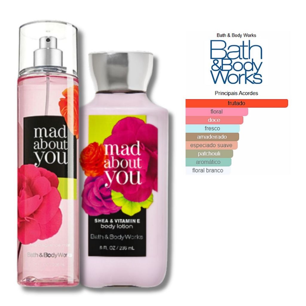 Kit Bath & Body Works Original • Body Splash + Hidratante