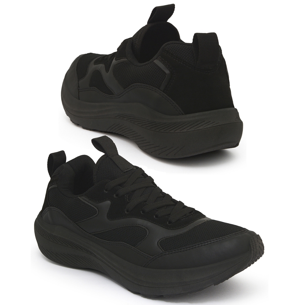 Tênis Tamanho Especial Revior RV1000 PRETO/PRETO | Shopee Brasil
