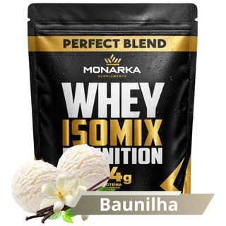 Whey Protein Isolado Concentrado 1kg Importado Suplemento Proteína Muscular Rende+ Sabor Low Carb