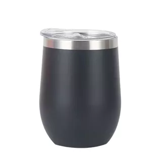 Cuia Copo Térmico 350ML Inox Com Tampa Acrílica (Cor Única)