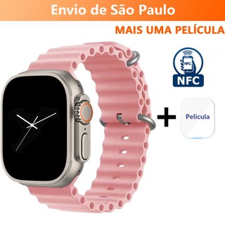 2026 Novo Mais Recente Smartwatch Relógio Inteligente Série IWO 8 T800 Ultra NFC Sem Carregamento — foto 2 — Achou Levou Brasil