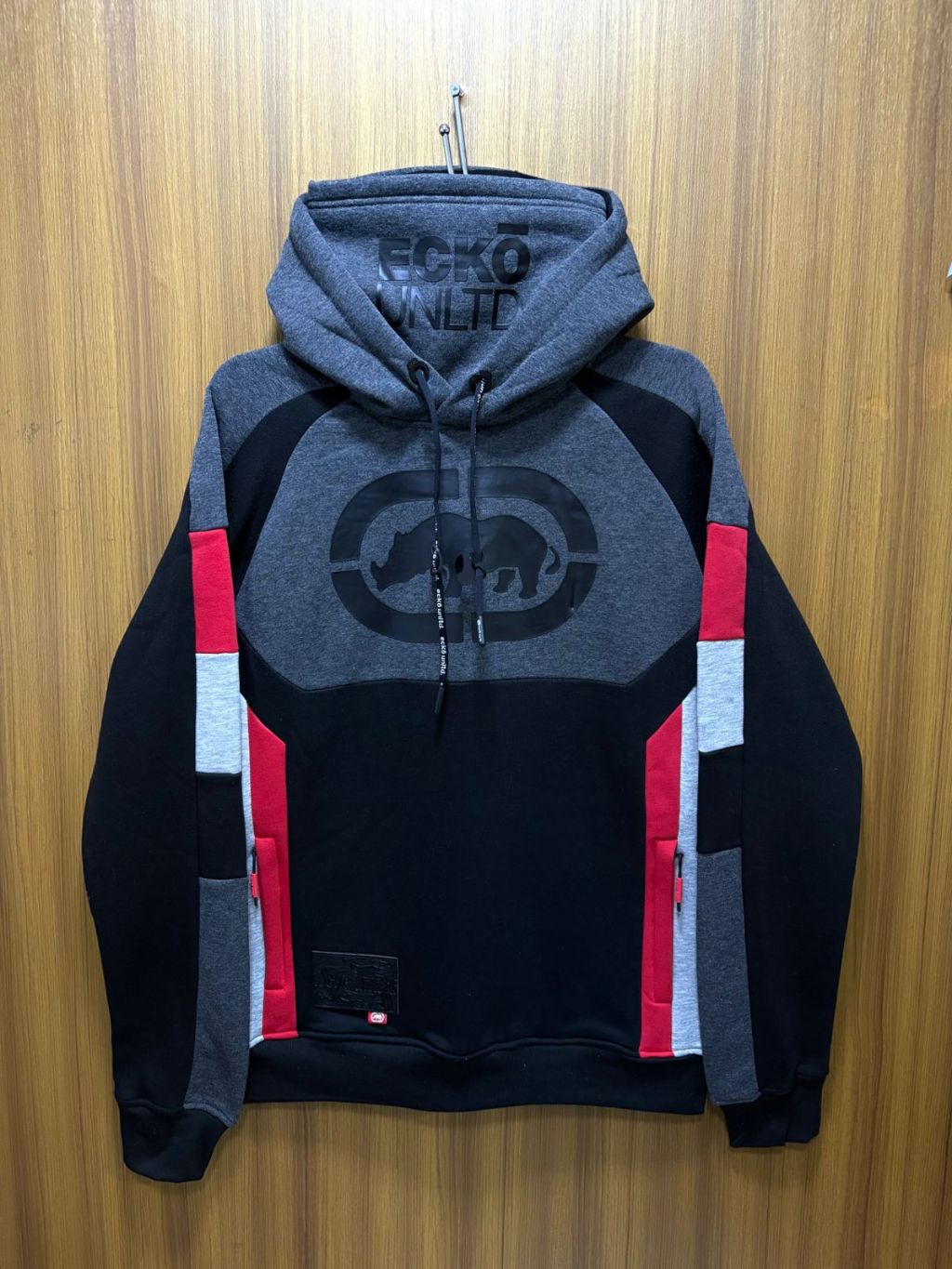 Blusa Moletom Ecko Unltd 100% Original Ninja Canguru c/ Máscara