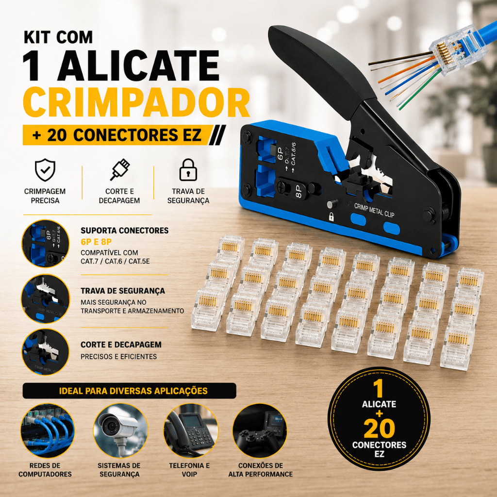 Alicate Crimpar RJ45 em Oferta | Shopee 2026