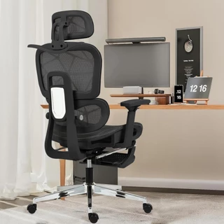 Cadeira Ergonômica Escritório Gamer Apoio Lombar Adaptativo Tecido Respirável E Ajuste De 3 Alturas Suporta Até 300kg