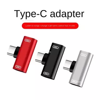 Adaptador USB Tipo C 90 graus - Hub 2 portas tipo C - Metal